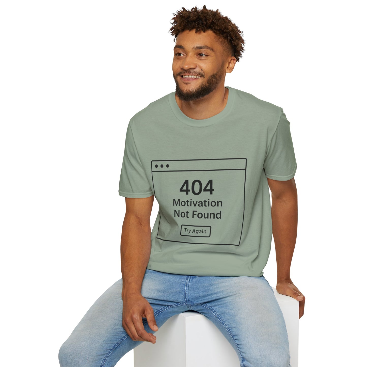 404: Motivation Not Found Tee – Your New Favorite Mood Shirt