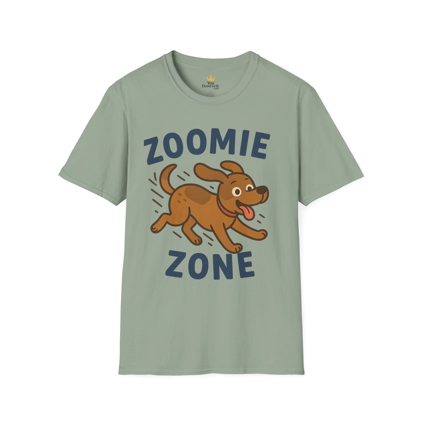 Unisex Dog Lover T-Shirt, Zoomie Zone Tee, Cute Pet Shirt, Funny Animal Humor Top, Gifts for Dog Owners, Playful Canine Apparel