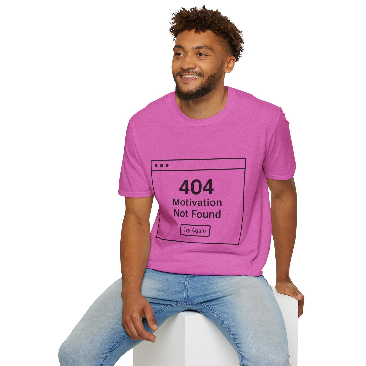 404: Motivation Not Found Tee – Your New Favorite Mood Shirt