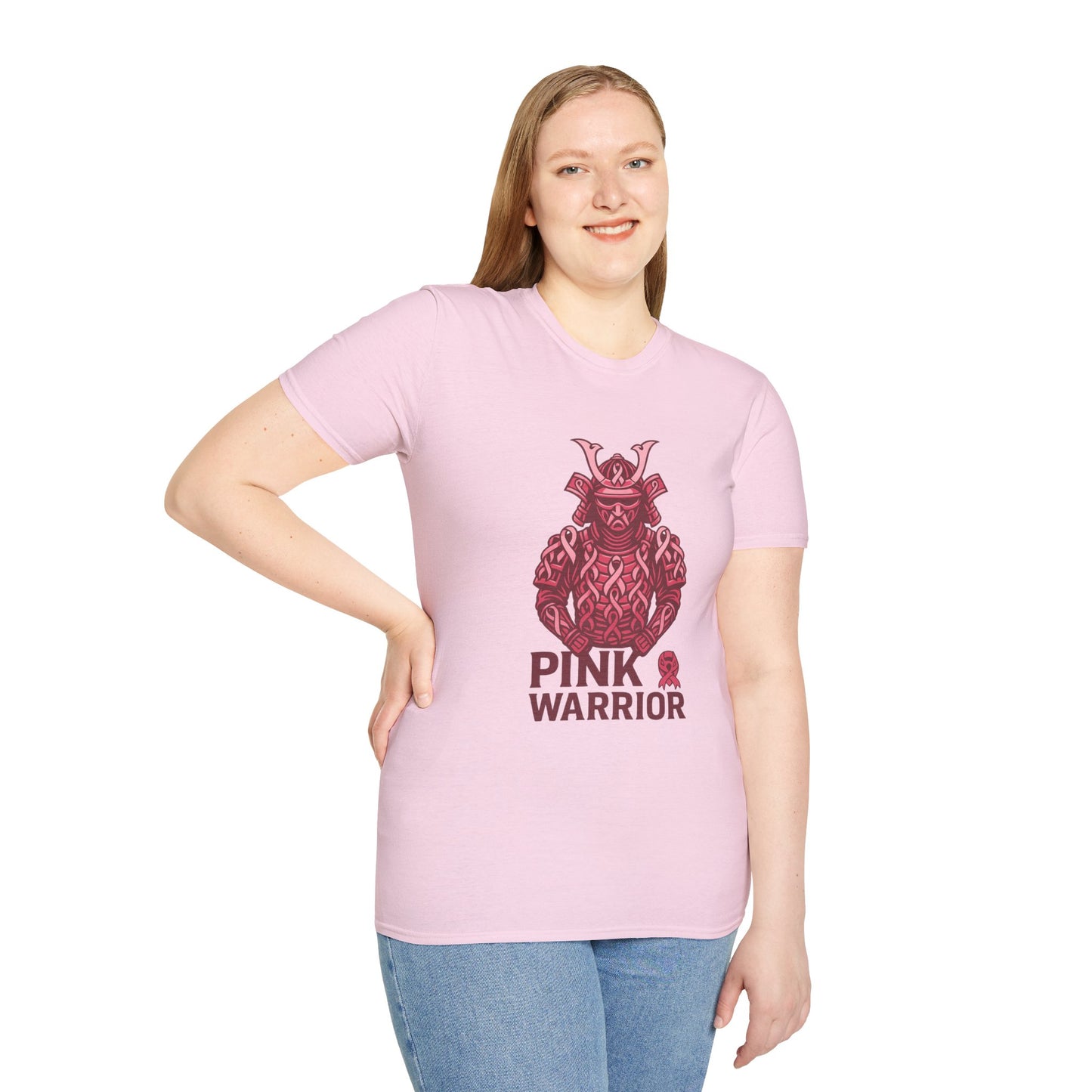 Pink Warrior Samurai T-Shirt | Breast Cancer Awareness Shirt for Fighters and Supporters