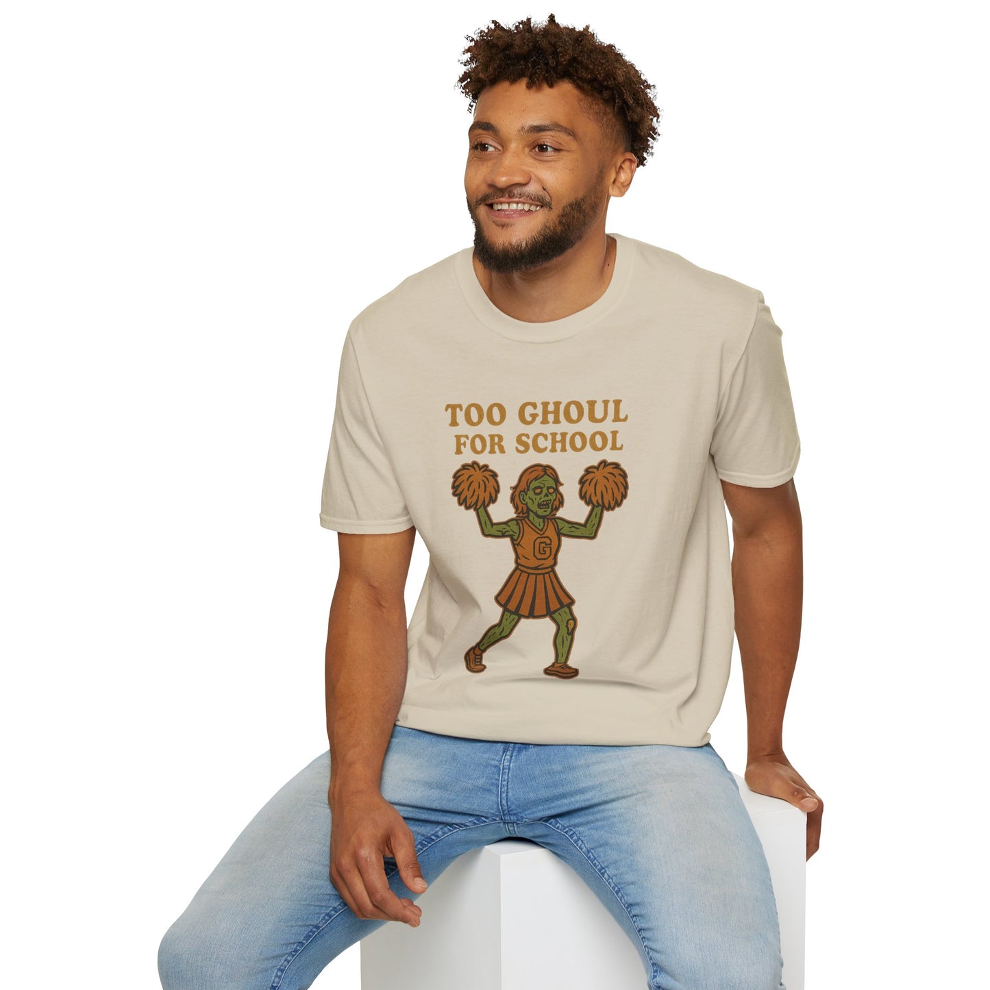 Too Ghoul for School | Zombie Cheerleader Halloween Tee