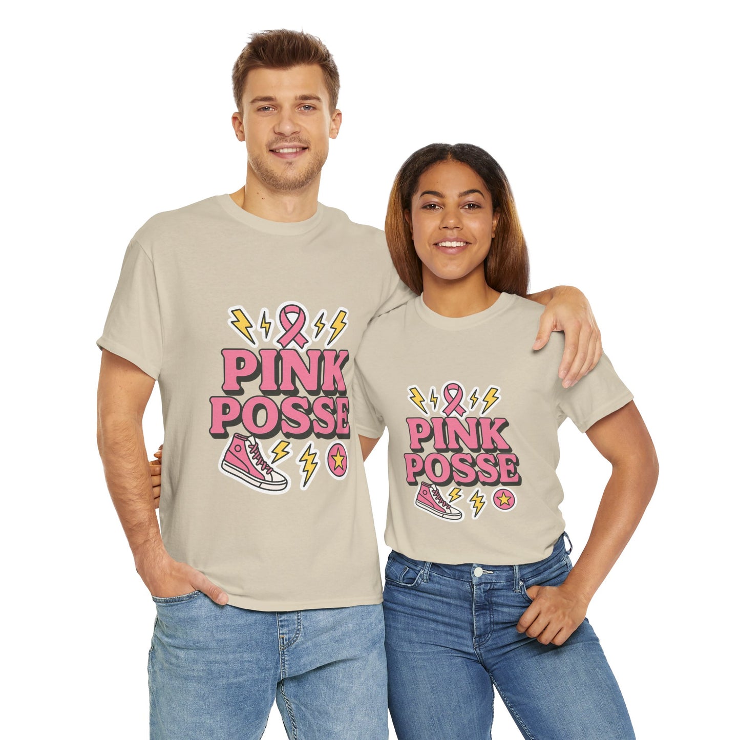 Pink Posse | Retro Breast Cancer Awareness Tee