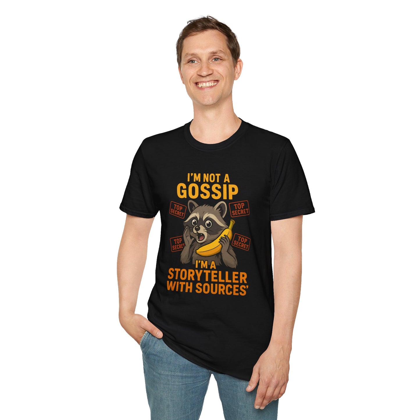 Funny Animal T-Shirt, I'm Not a Gossip Storyteller Tee, Gift for Animal Lovers, Casual Wear, Humorous Tees