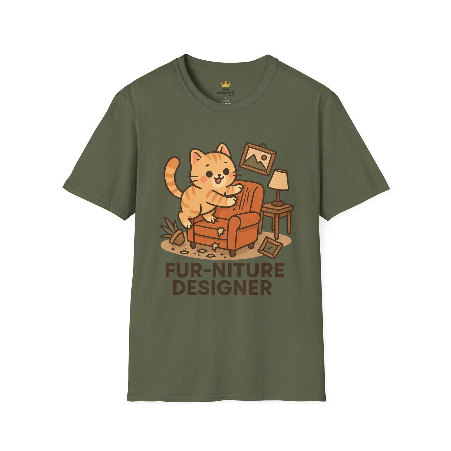 "Fur-niture Designer" Tee – For the Pet Parent Who Gets It