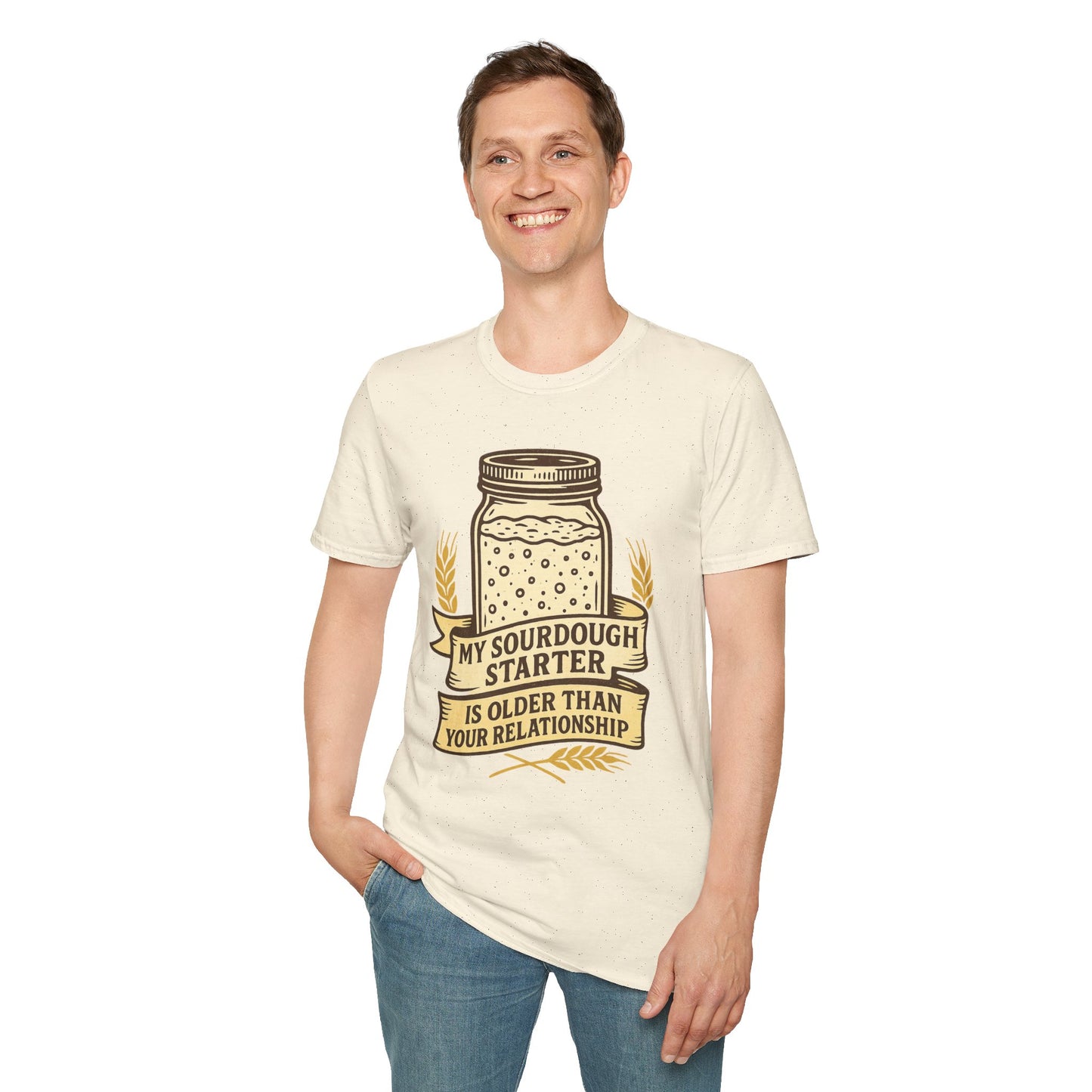 My Sourdough Starter Is Older Than Your Relationship – Vintage Bread Lover T-Shirt