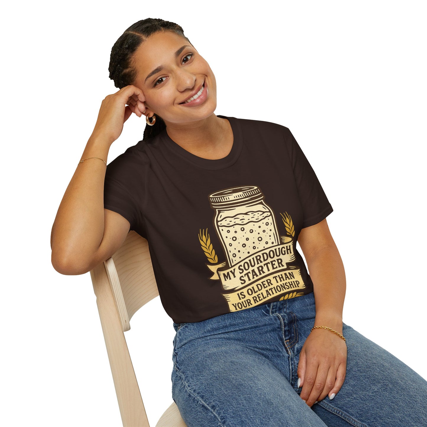 My Sourdough Starter Is Older Than Your Relationship – Vintage Bread Lover T-Shirt