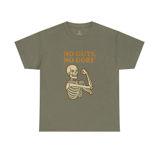 No Guts, No Gory | Halloween Skeleton Motivation Tee