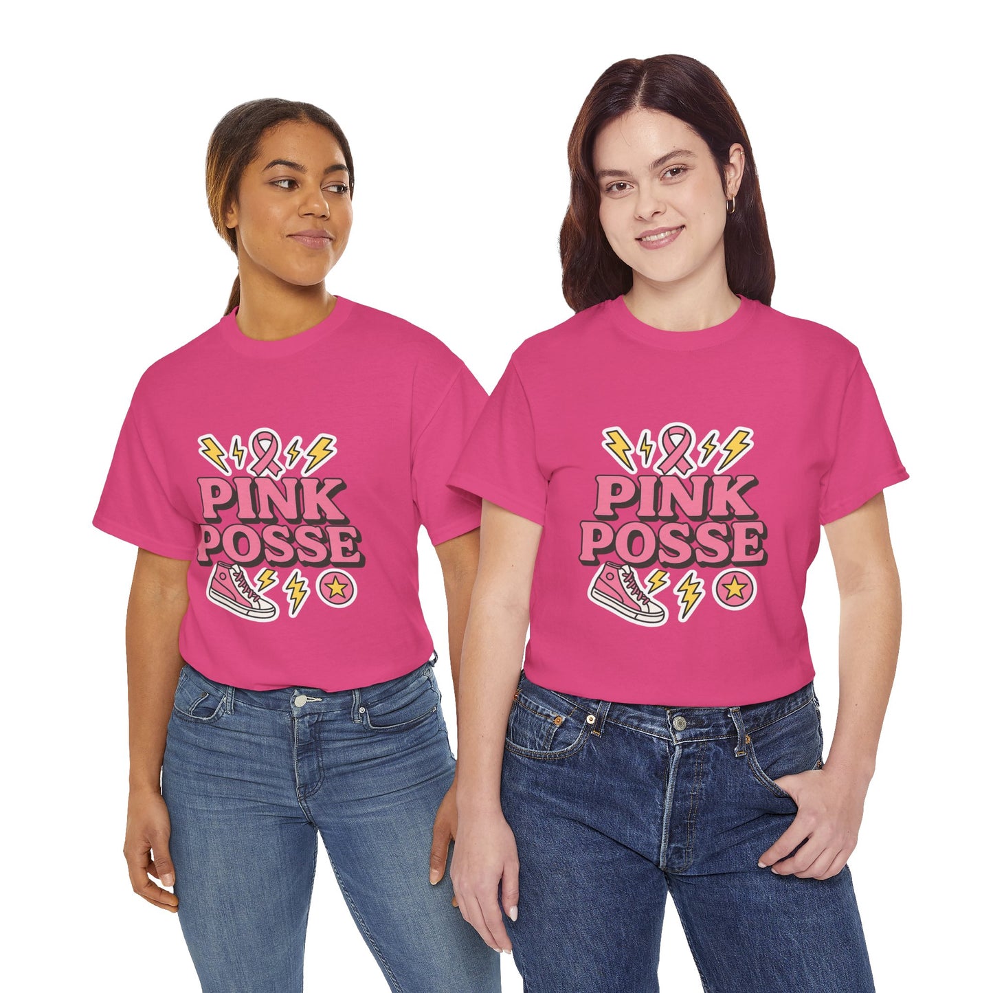 Pink Posse | Retro Breast Cancer Awareness Tee