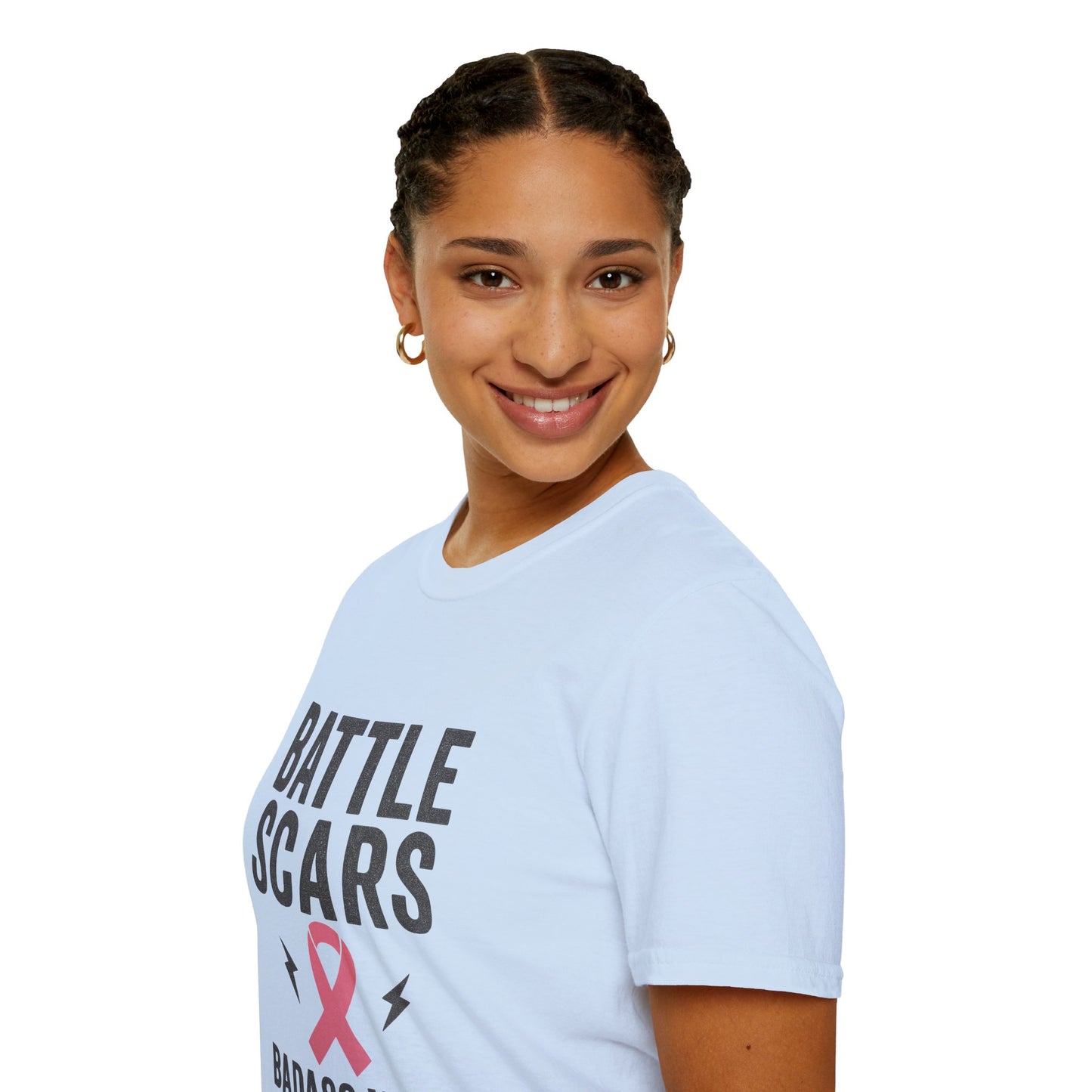 Battle Scars & Badass Vibes | Breast Cancer Warrior Tee