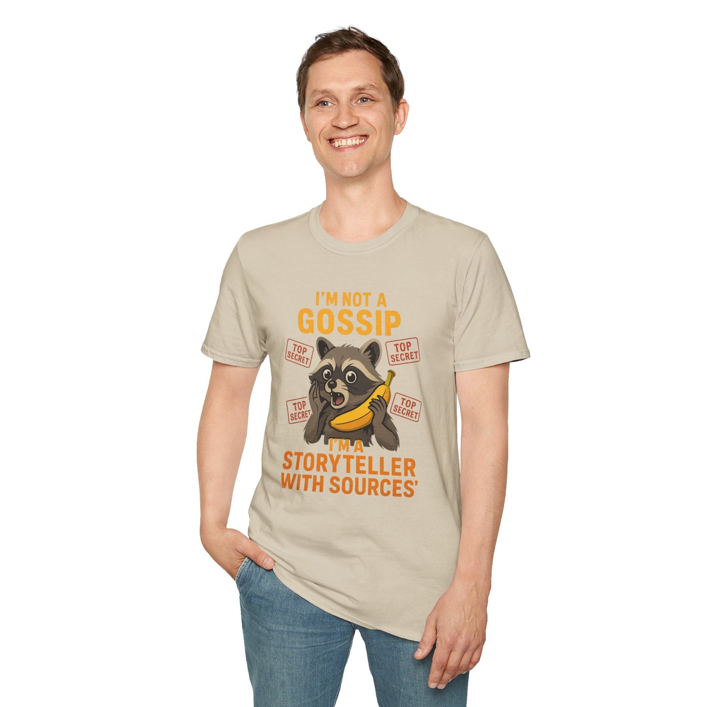 Funny Animal T-Shirt, I'm Not a Gossip Storyteller Tee, Gift for Animal Lovers, Casual Wear, Humorous Tees