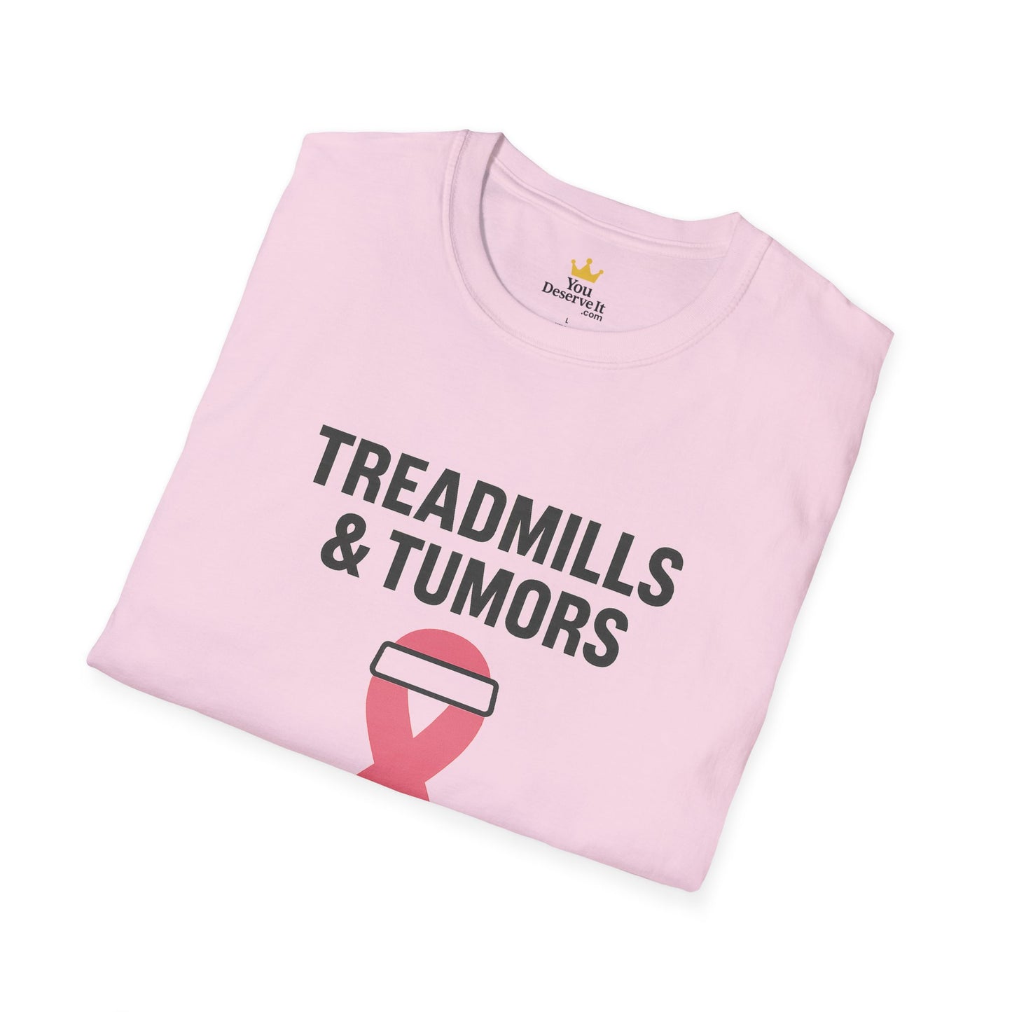 Treadmills & Tumors I Beat Them Both | Breast Cancer Survivor Workout Shirt