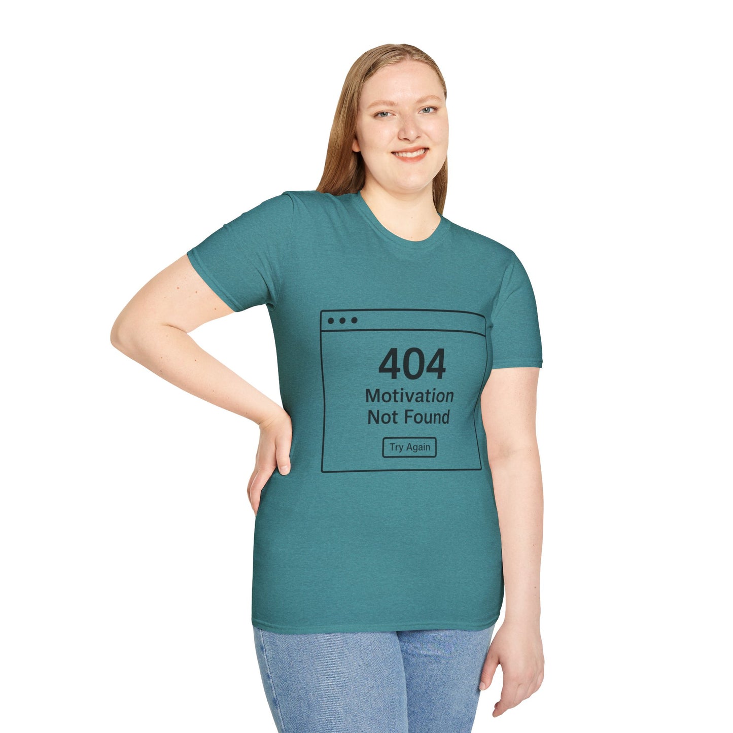 404: Motivation Not Found Tee – Your New Favorite Mood Shirt