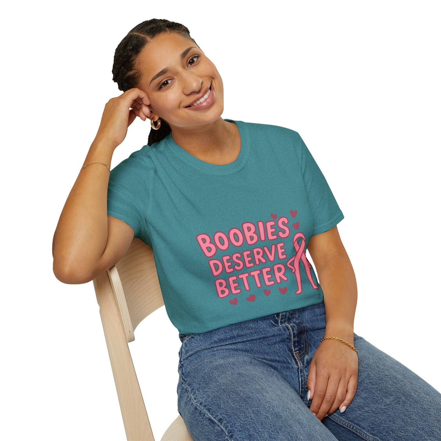 Boobies Deserve Better | Cute Breast Cancer Awareness Shirt