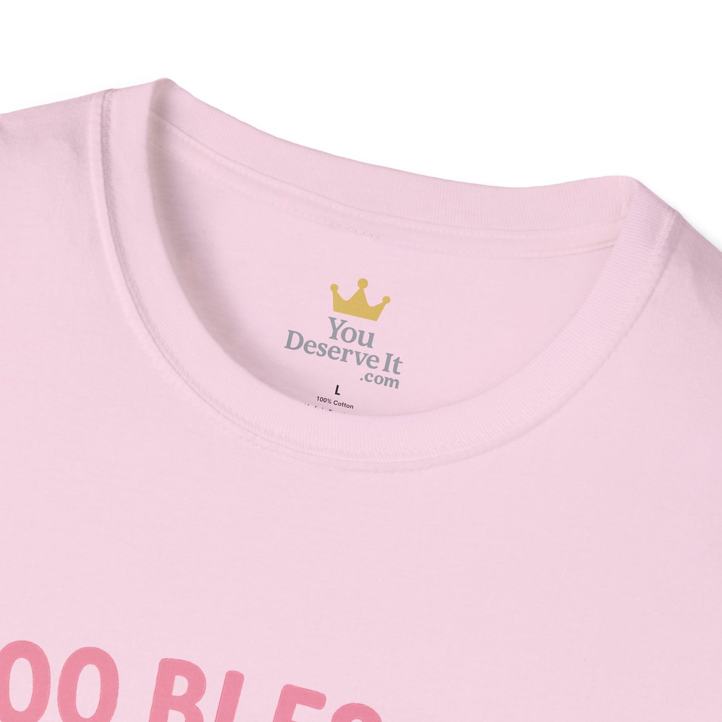 Too Blessed to Be Stressed (But Still Tired) | Breast Cancer Awareness Tee