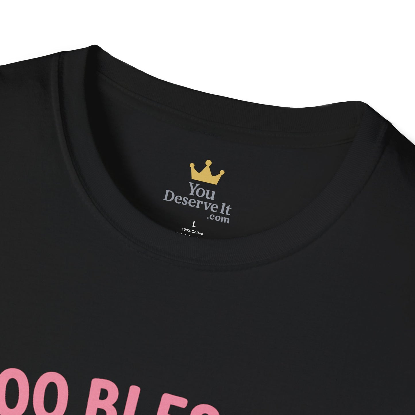 Too Blessed to Be Stressed (But Still Tired) | Breast Cancer Awareness Tee