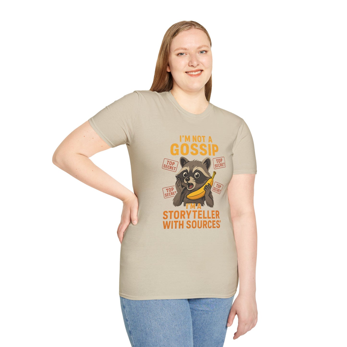 Funny Animal T-Shirt, I'm Not a Gossip Storyteller Tee, Gift for Animal Lovers, Casual Wear, Humorous Tees