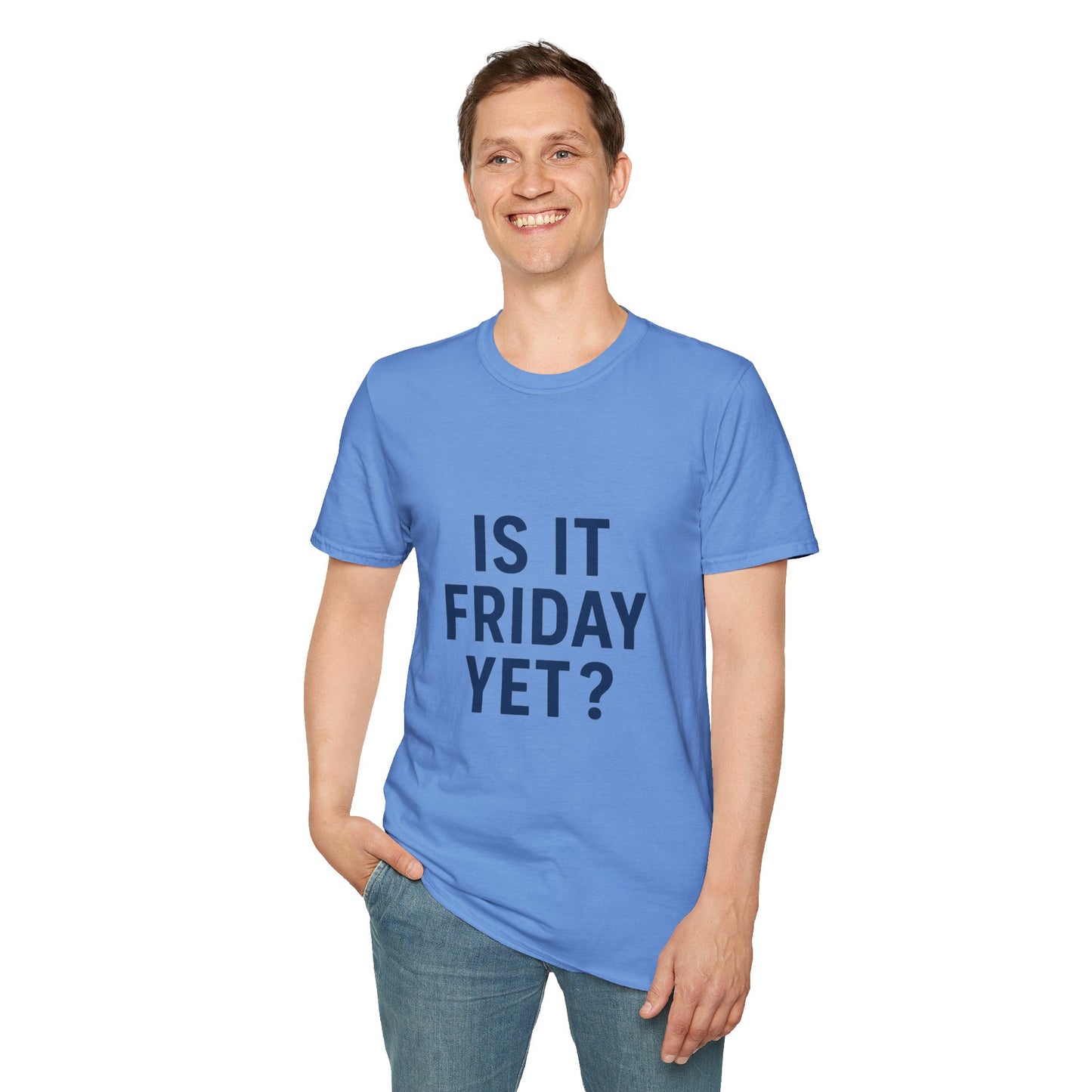 Is It Friday Yet? T-Shirt | Funny Work Week Shirt for Office Zombies