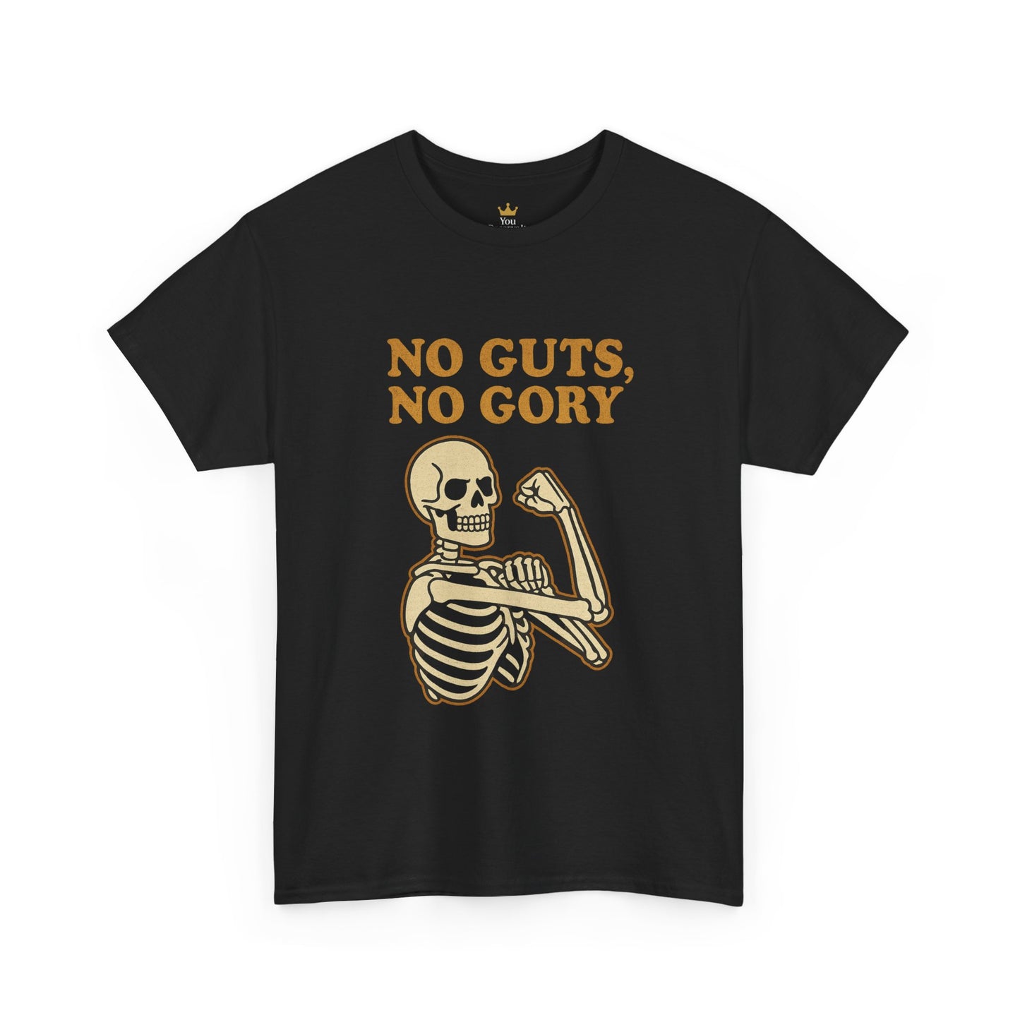 No Guts, No Gory | Halloween Skeleton Motivation Tee