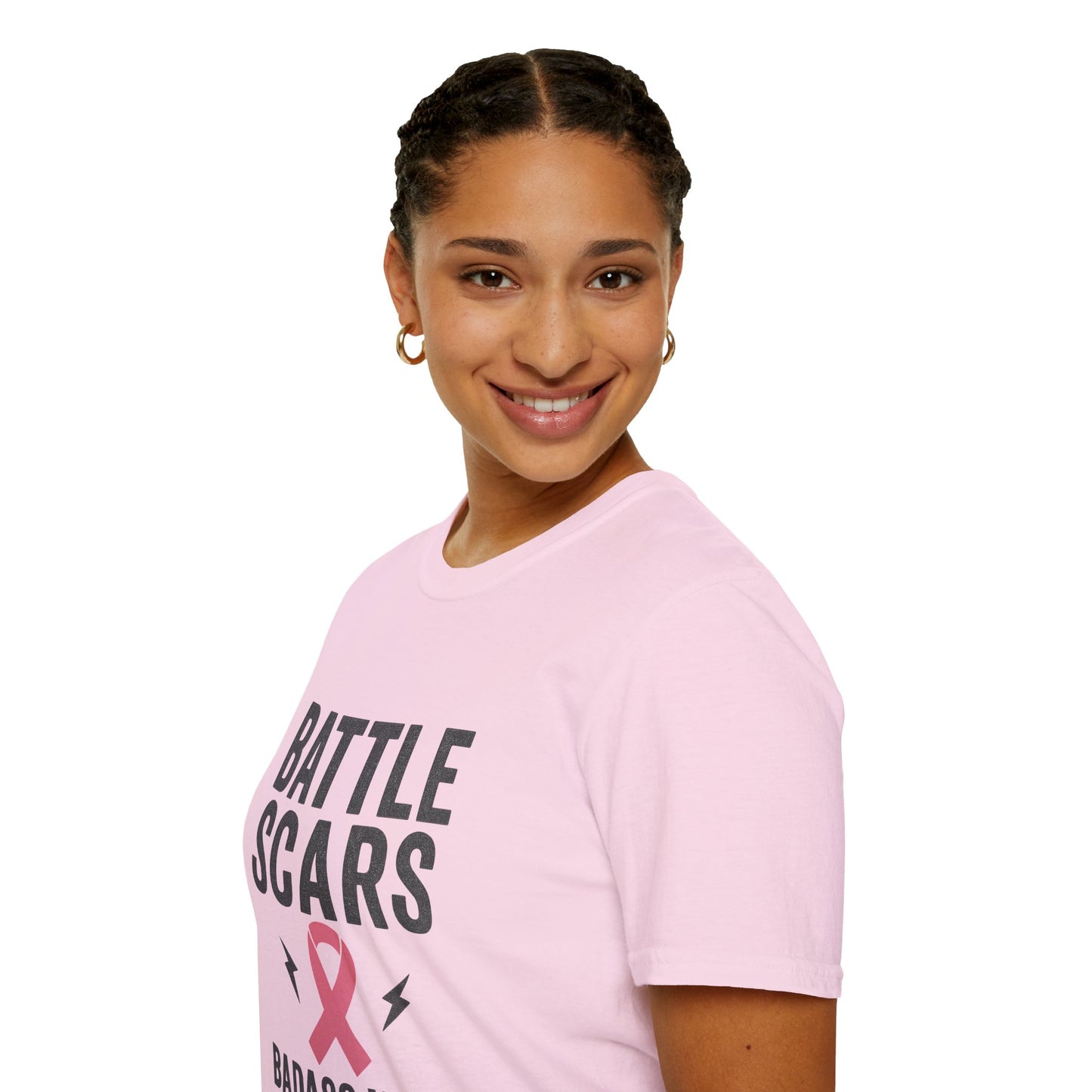 Battle Scars & Badass Vibes | Breast Cancer Warrior Tee