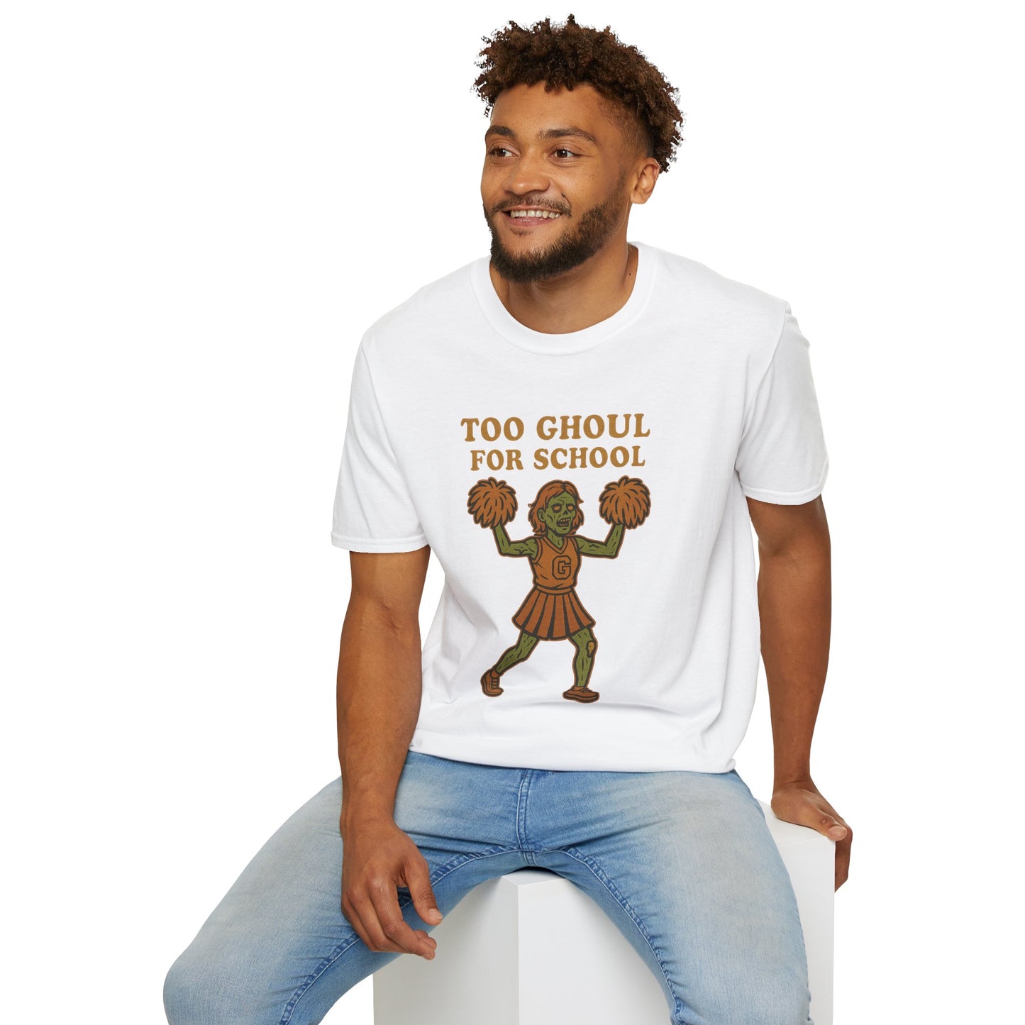 Too Ghoul for School | Zombie Cheerleader Halloween Tee