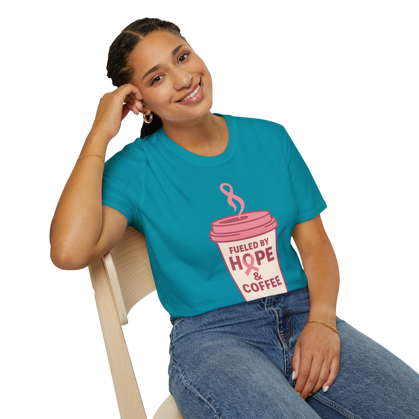 Fueled by Hope & Coffee | Inspirational Graphic Tee
