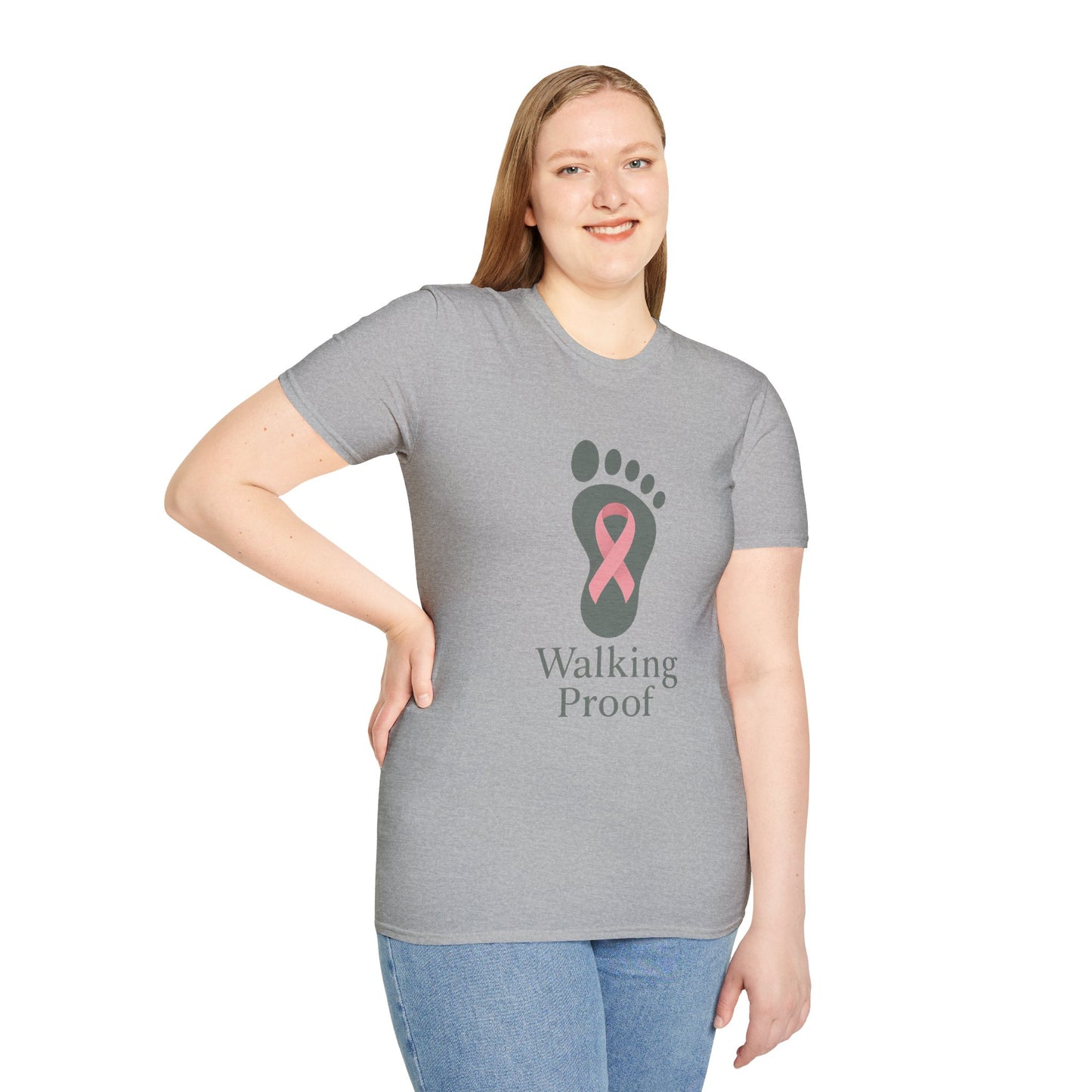 Walking Proof | Pink Ribbon Survivor Tee