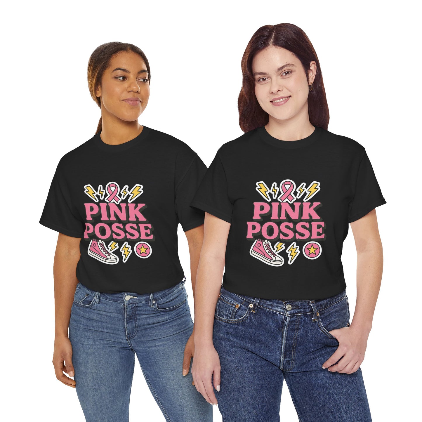 Pink Posse | Retro Breast Cancer Awareness Tee