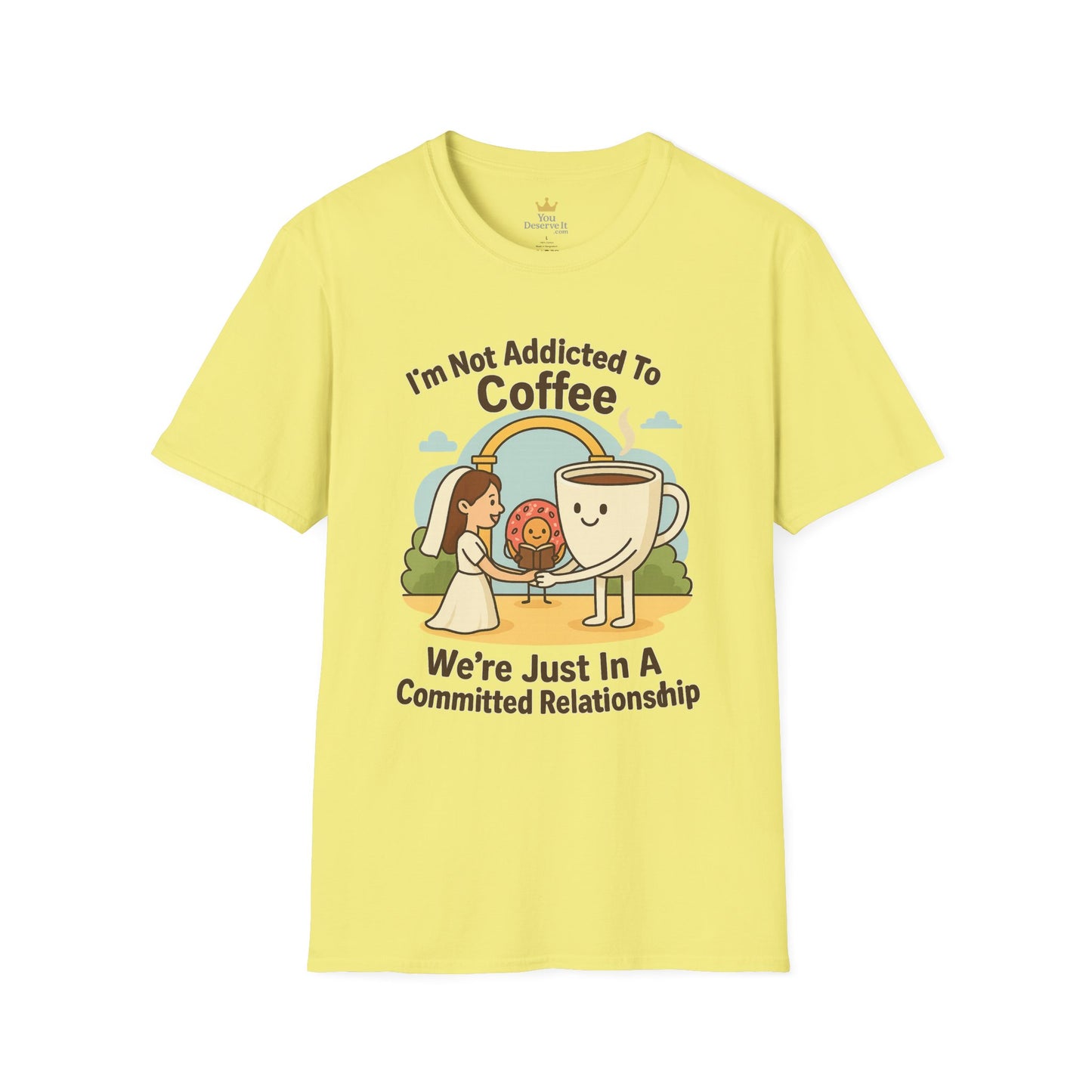 Coffee Lover's Unisex T-Shirt, Funny Coffee Tee, Cute Relationship Shirt, Gift for Caffeine Addicts, Perfect for Birthdays