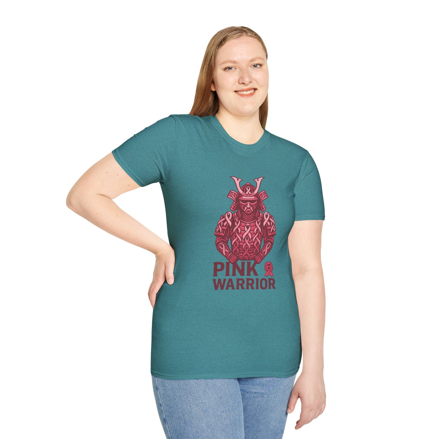 Pink Warrior Samurai T-Shirt | Breast Cancer Awareness Shirt for Fighters and Supporters