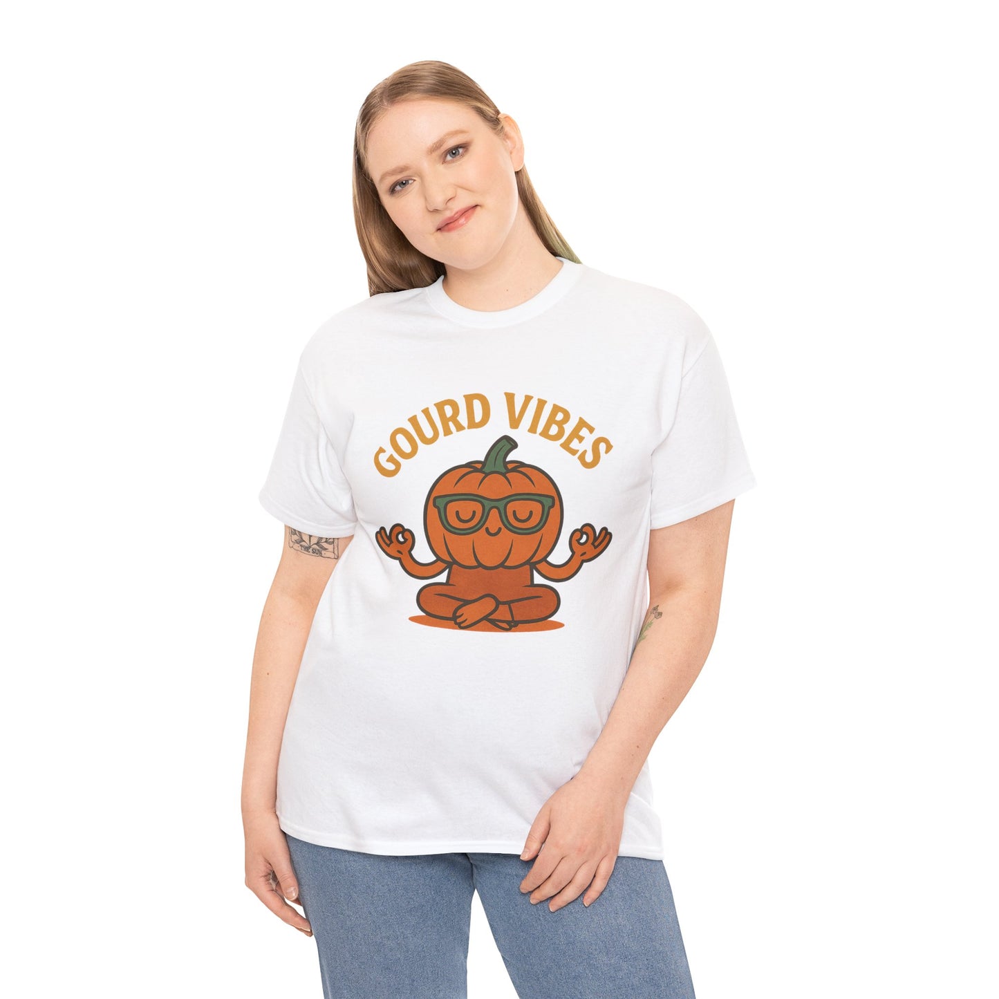 Gourd Vibes Only | Zen Pumpkin Fall Shirt