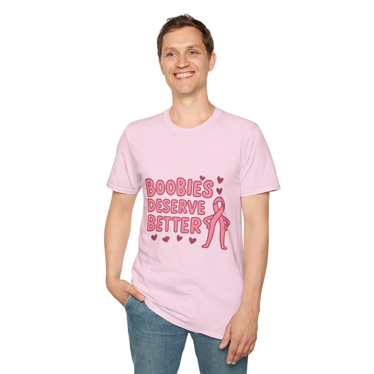 Boobies Deserve Better | Cute Breast Cancer Awareness Shirt