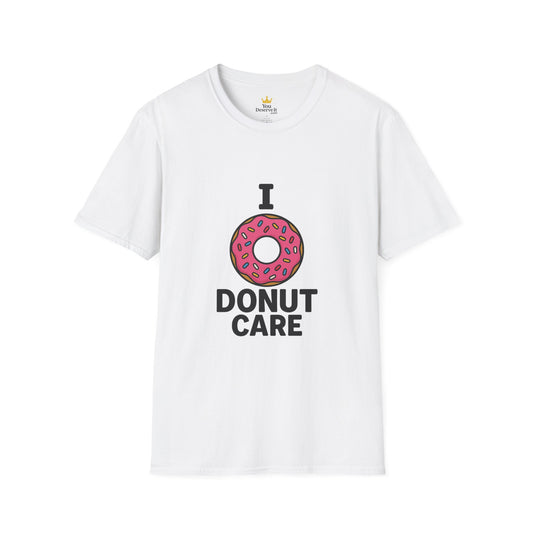I Donut Care | Funny Pink Sprinkle Donut Shirt