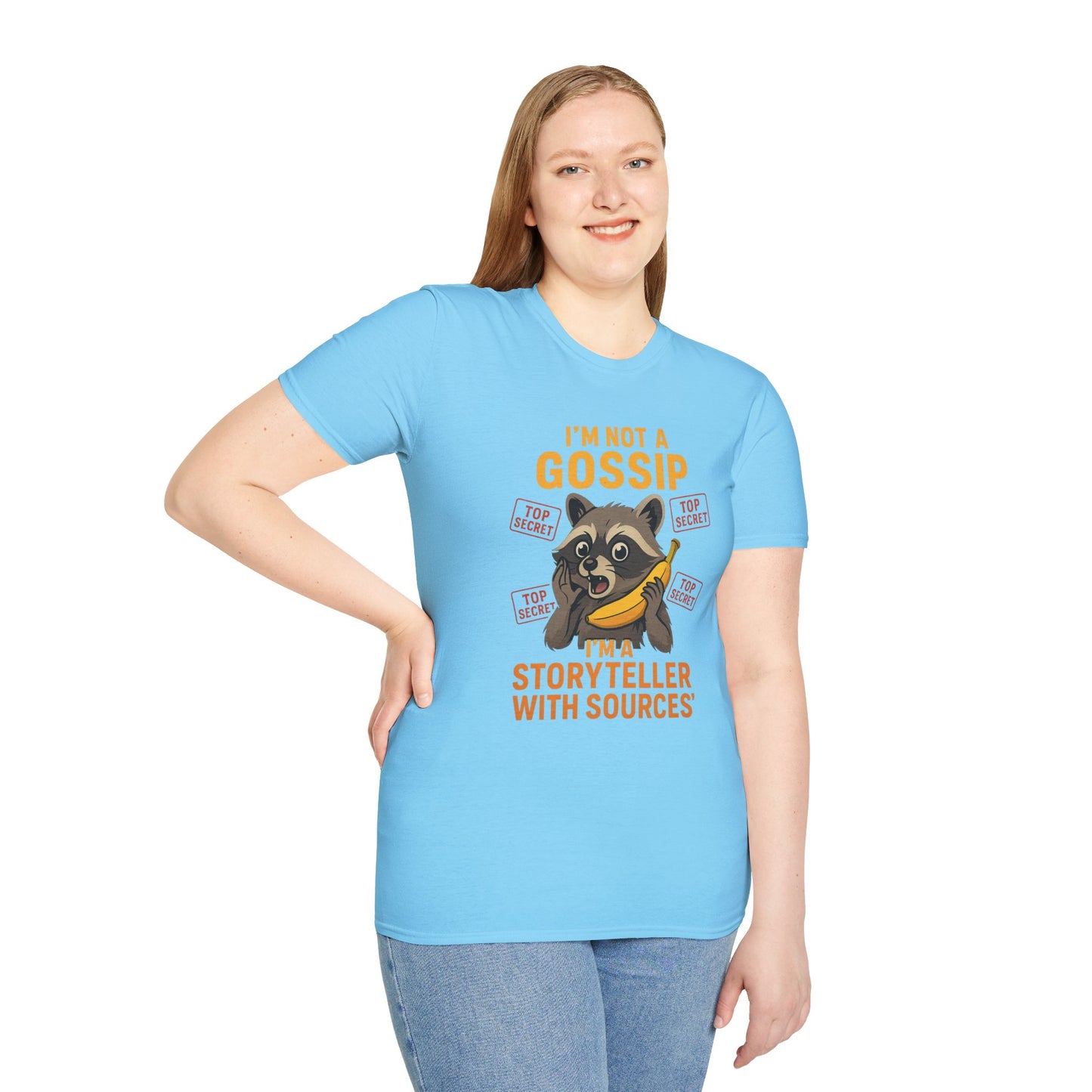 Funny Animal T-Shirt, I'm Not a Gossip Storyteller Tee, Gift for Animal Lovers, Casual Wear, Humorous Tees
