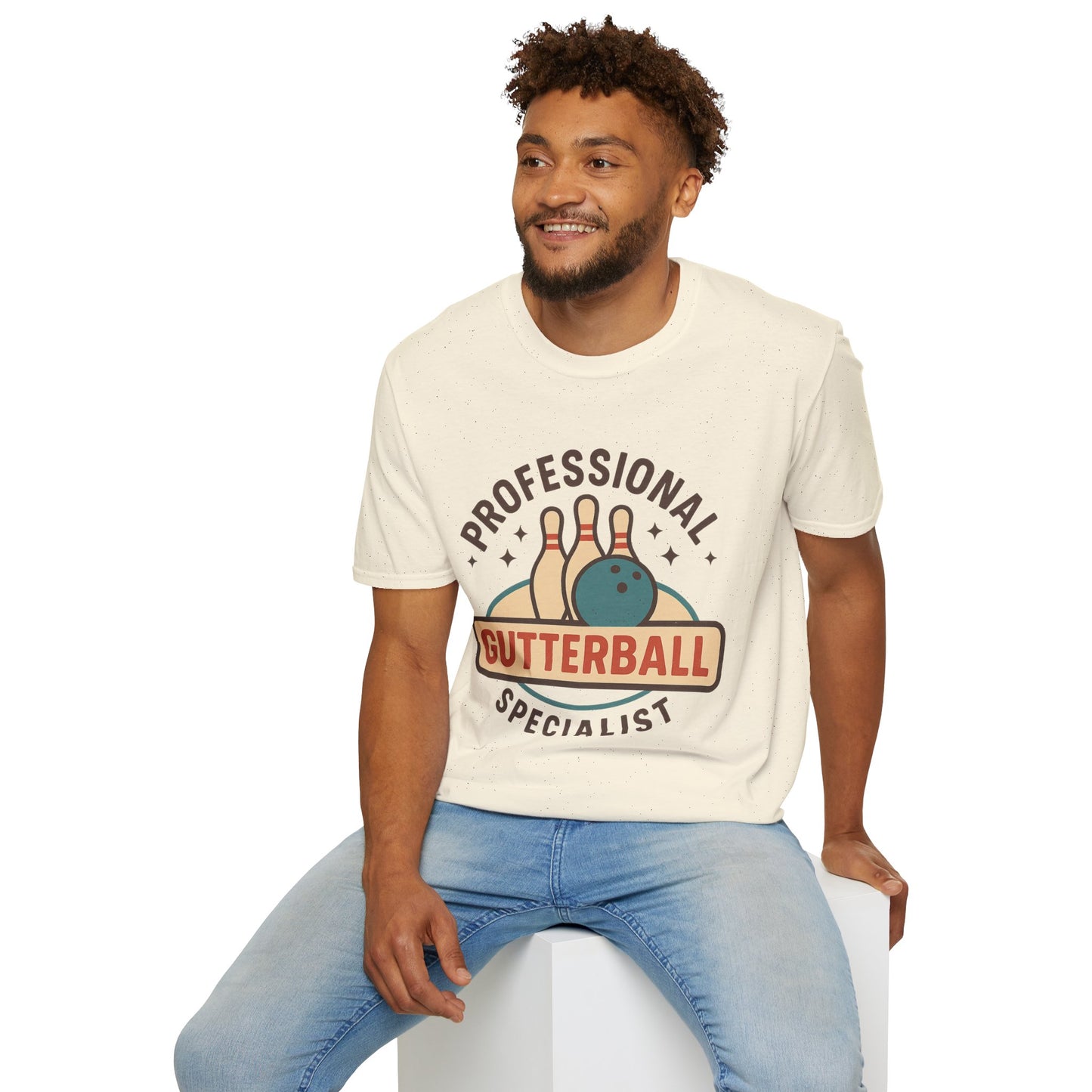 Professional Gutterball Specialist – Retro Bowling League T-Shirt