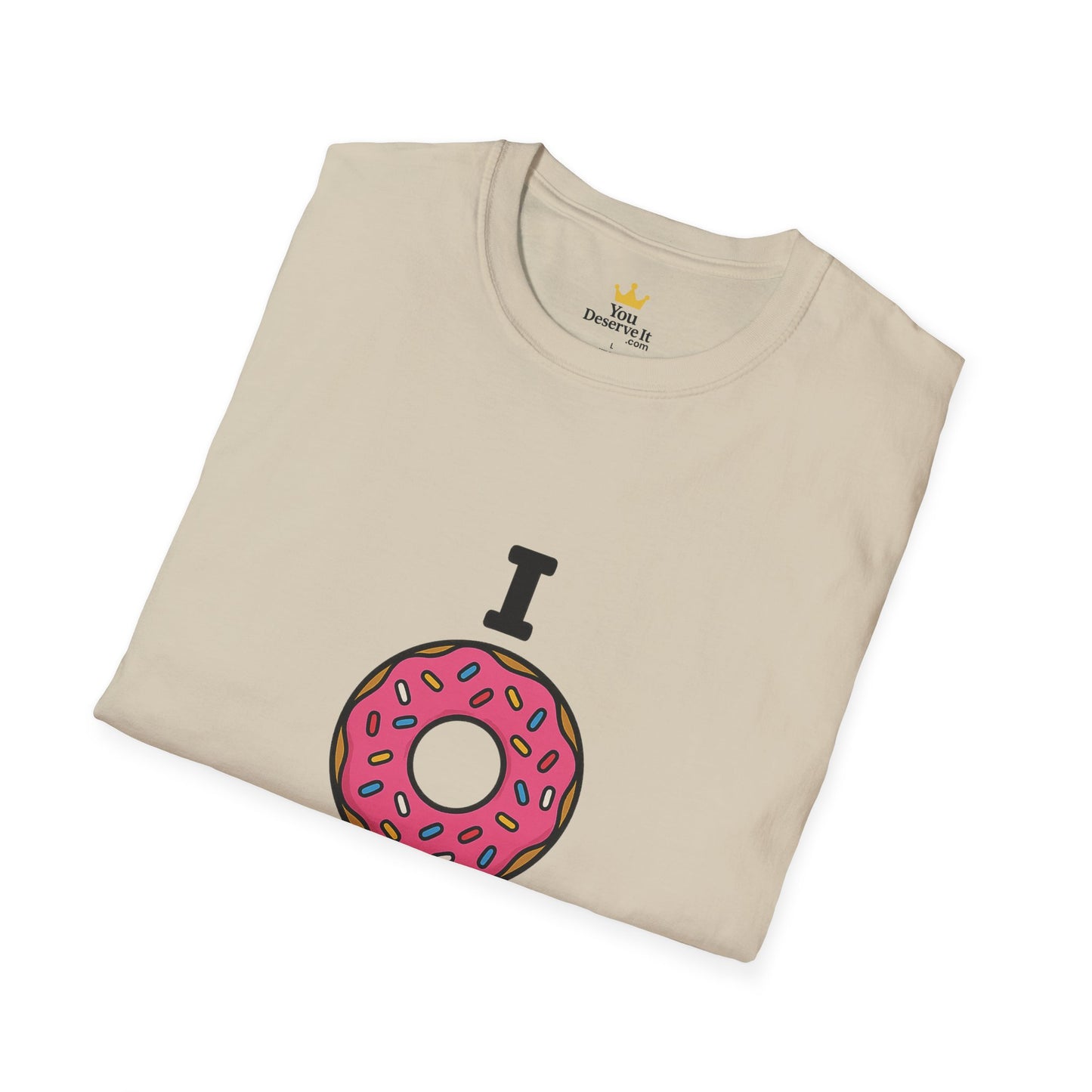 I Donut Care | Funny Pink Sprinkle Donut Shirt