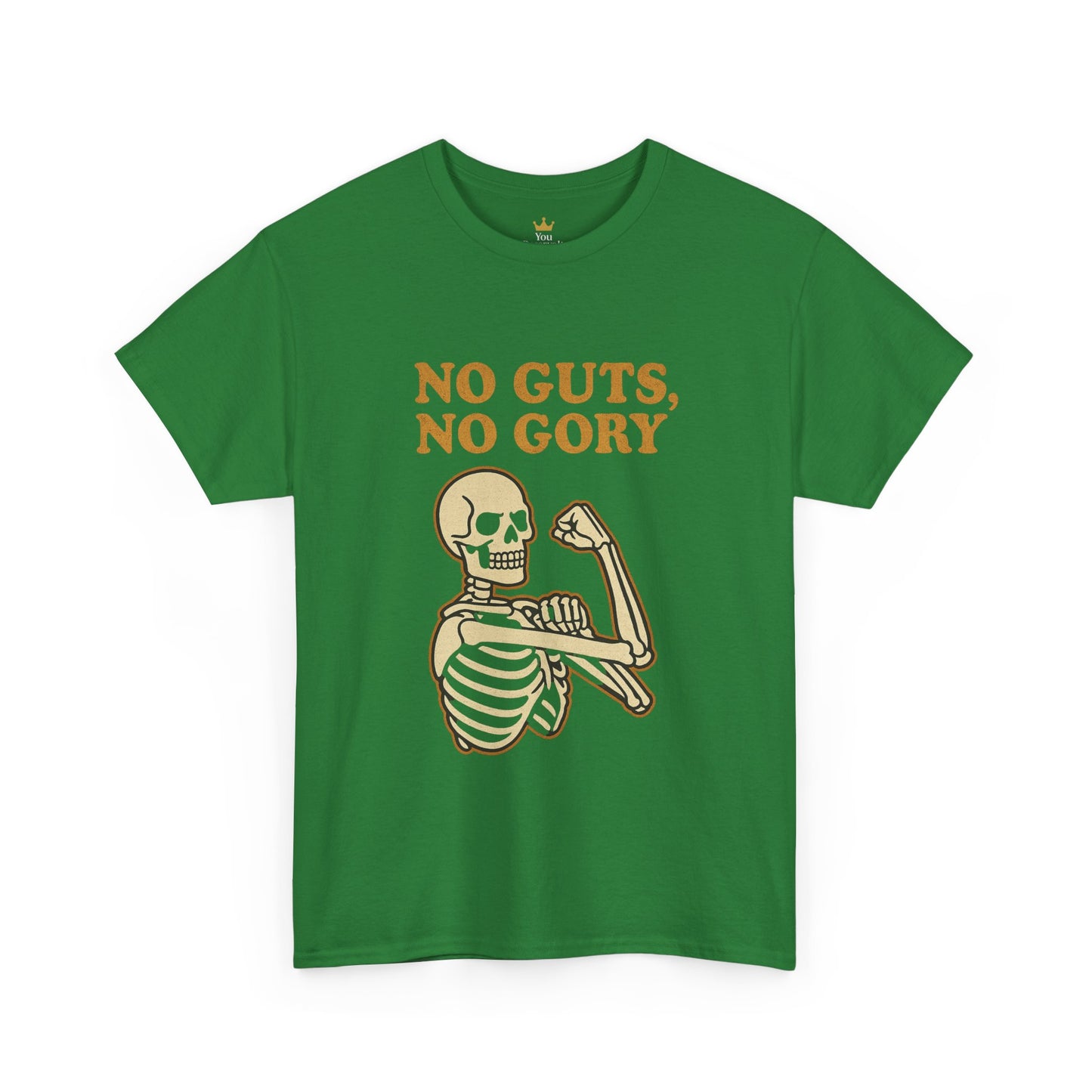 No Guts, No Gory | Halloween Skeleton Motivation Tee