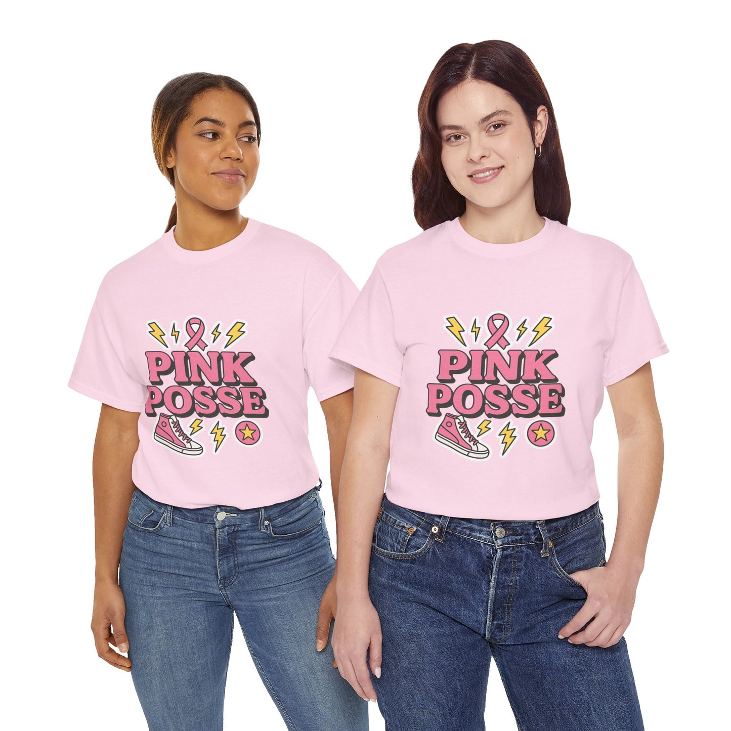 Pink Posse | Retro Breast Cancer Awareness Tee