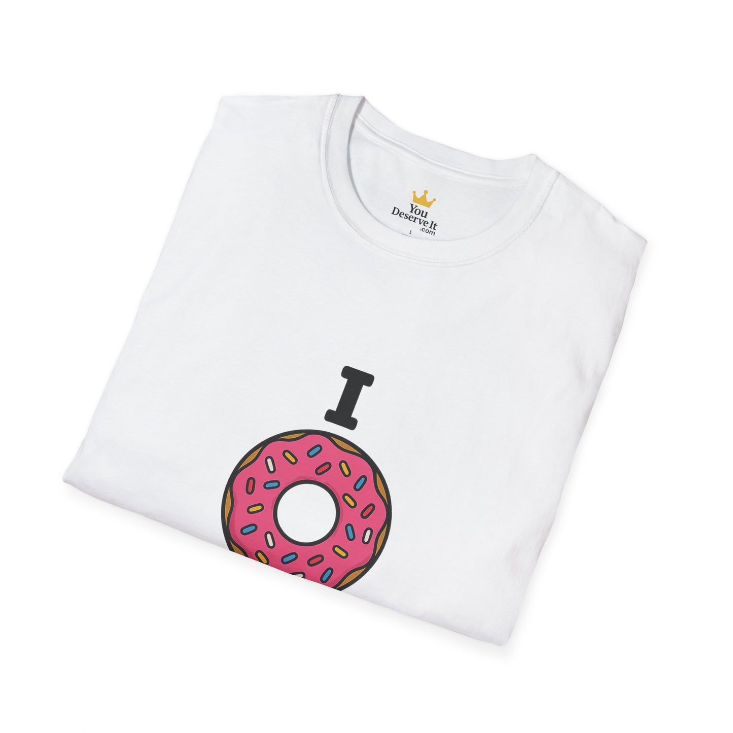 I Donut Care | Funny Pink Sprinkle Donut Shirt