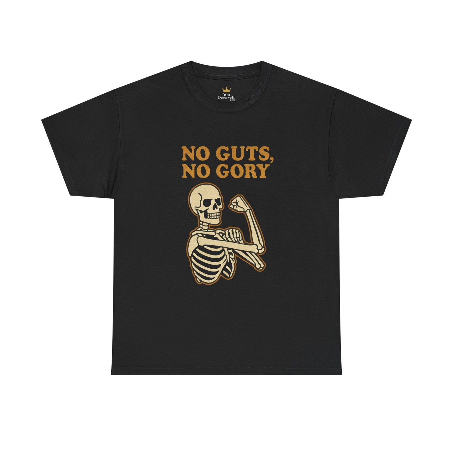 No Guts, No Gory | Halloween Skeleton Motivation Tee