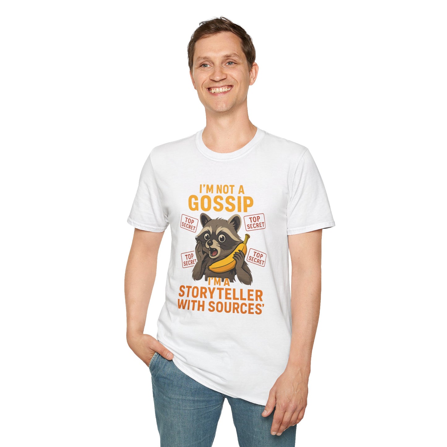 Funny Animal T-Shirt, I'm Not a Gossip Storyteller Tee, Gift for Animal Lovers, Casual Wear, Humorous Tees