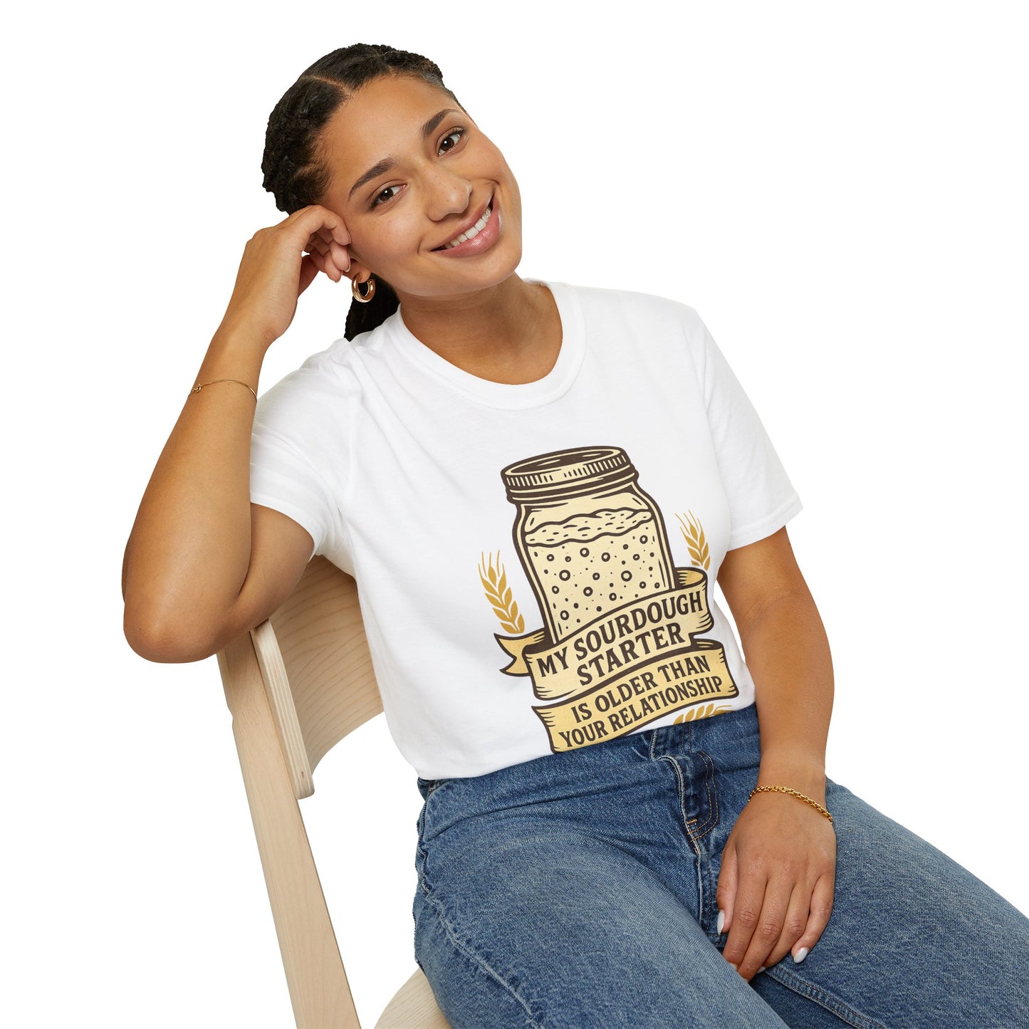 My Sourdough Starter Is Older Than Your Relationship – Vintage Bread Lover T-Shirt