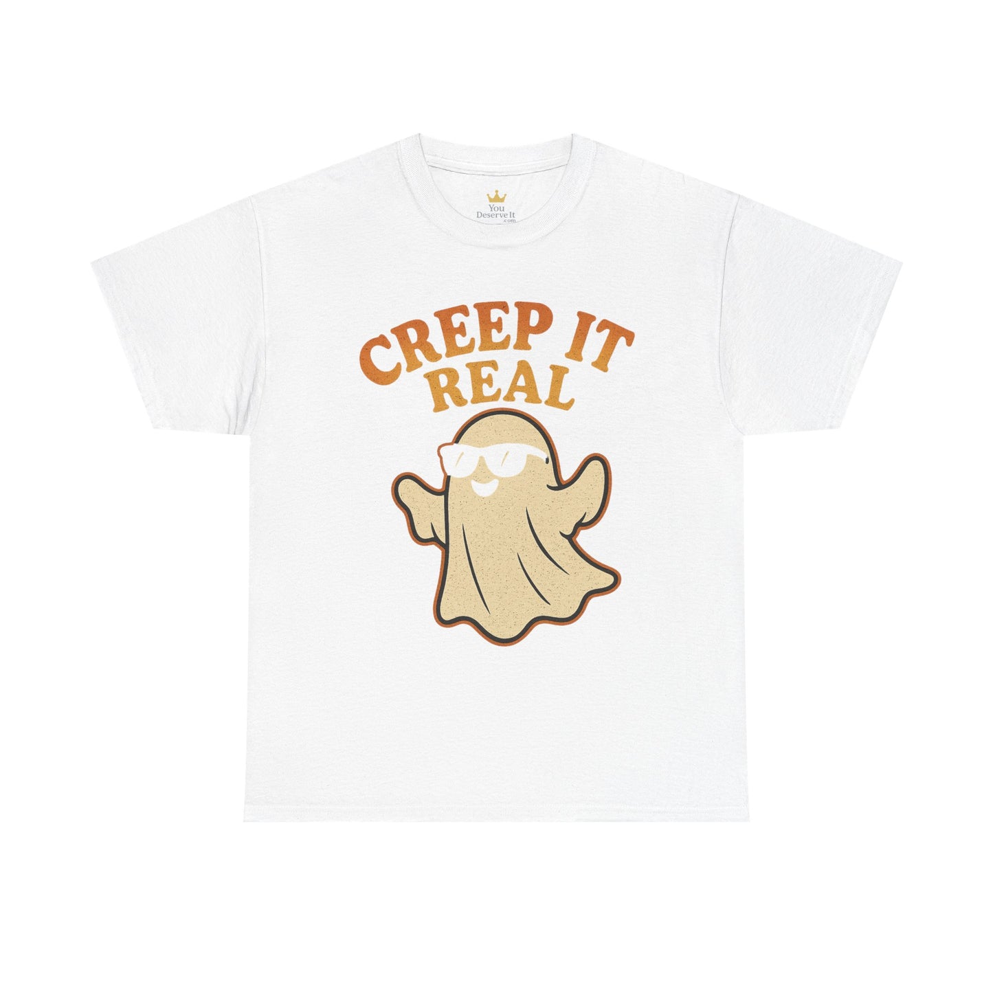 Creep It Real Shirt | Funny Halloween Ghost T-Shirt with Sunglasses