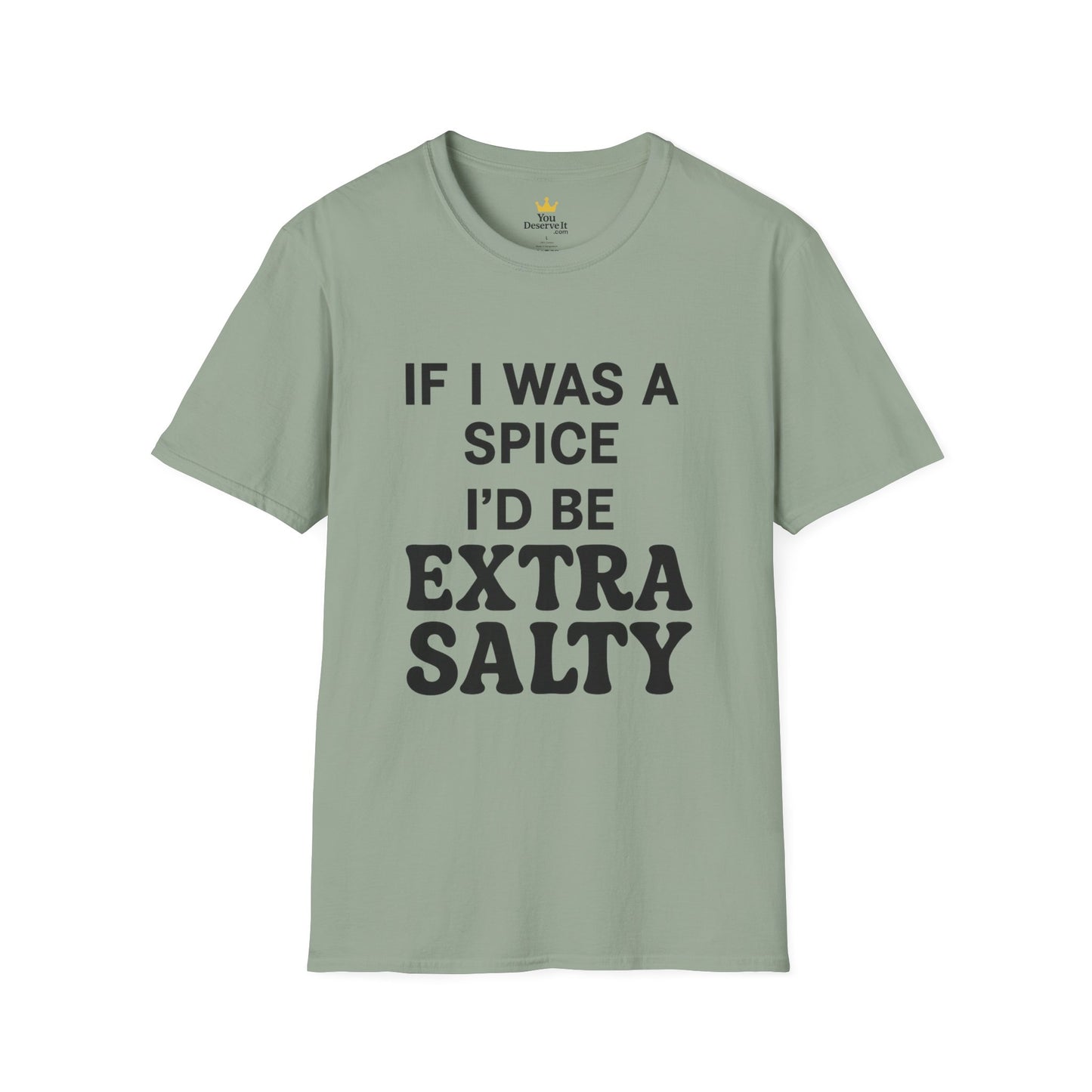 Extra Salty Shirt | Sarcastic Funny Spice Quote T-Shirt for Sass Queens