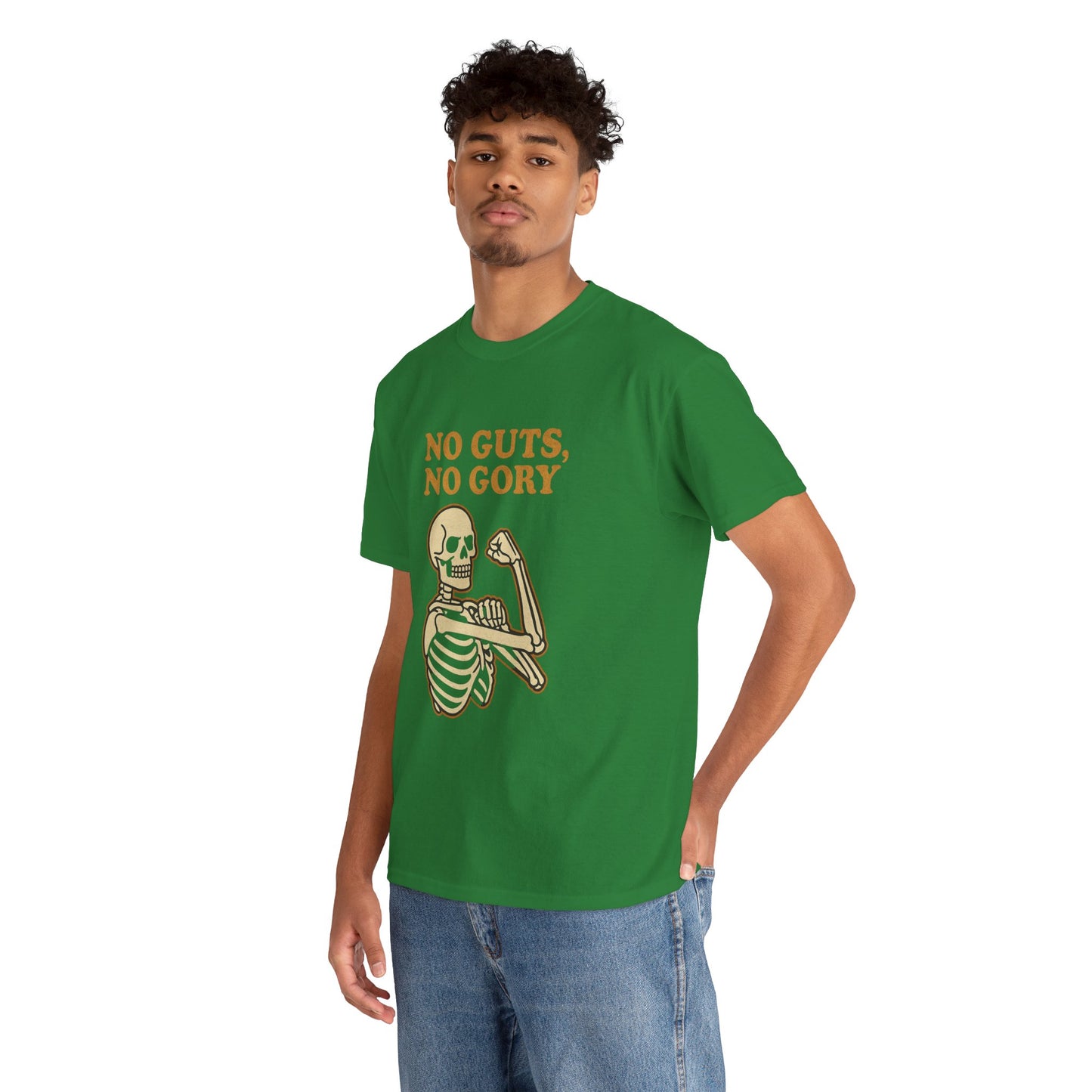 No Guts, No Gory | Halloween Skeleton Motivation Tee