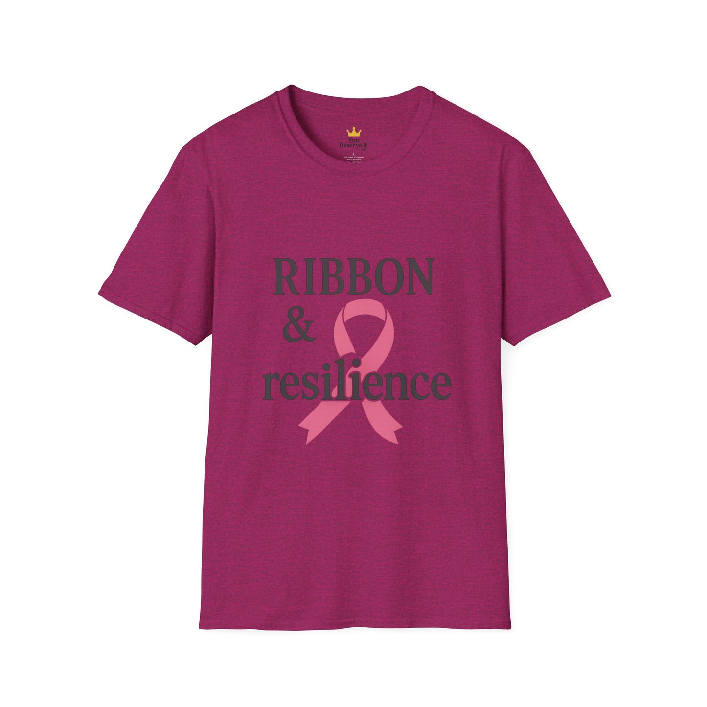 Ribbon and Resilience Breast Cancer Awareness Shirt | Pink Support Tee for Fighters and Survivors