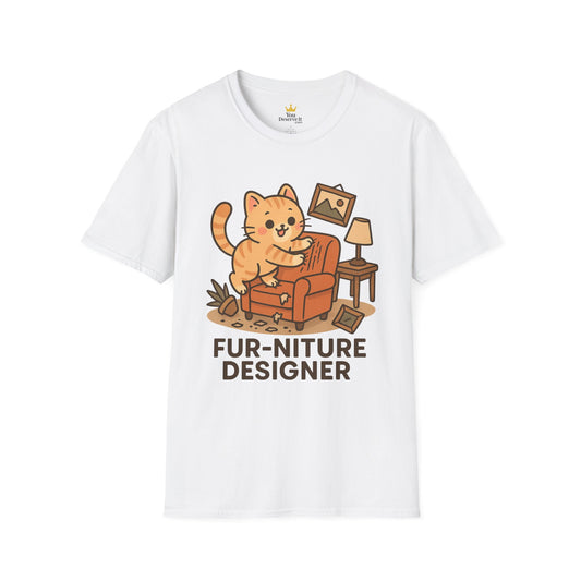 "Fur-niture Designer" Tee – For the Pet Parent Who Gets It