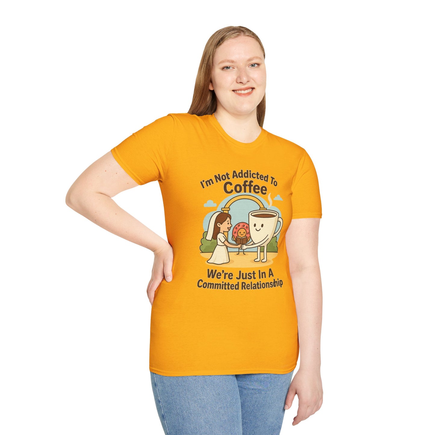 Coffee Lover's Unisex T-Shirt, Funny Coffee Tee, Cute Relationship Shirt, Gift for Caffeine Addicts, Perfect for Birthdays