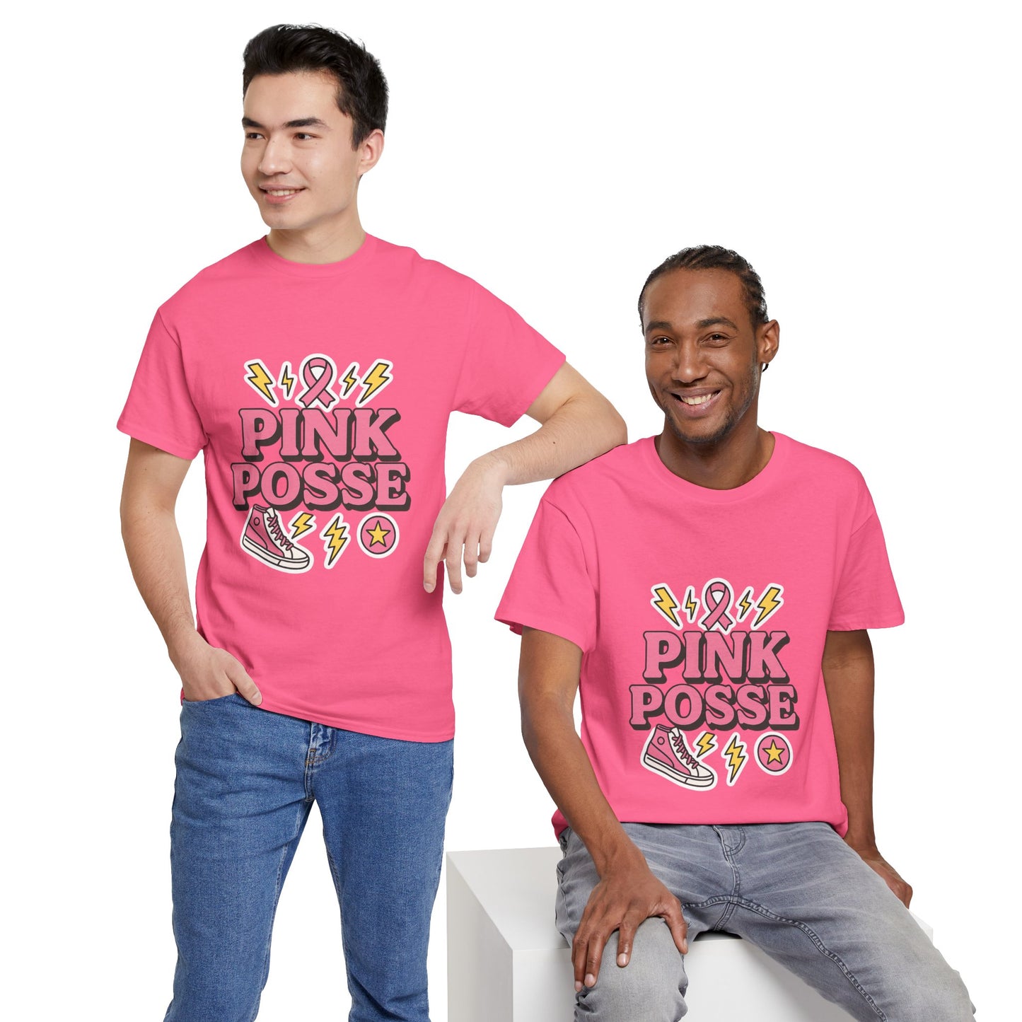 Pink Posse | Retro Breast Cancer Awareness Tee