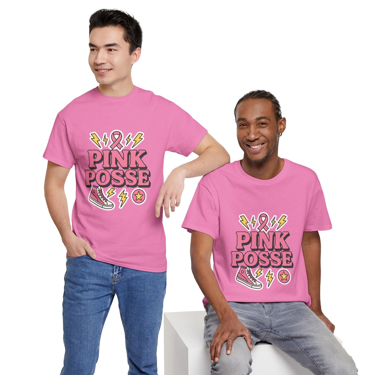 Pink Posse | Retro Breast Cancer Awareness Tee