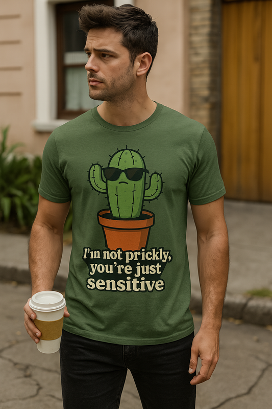 Not Prickly Cactus Tee | Funny Plant Lover Sarcastic T-Shirt